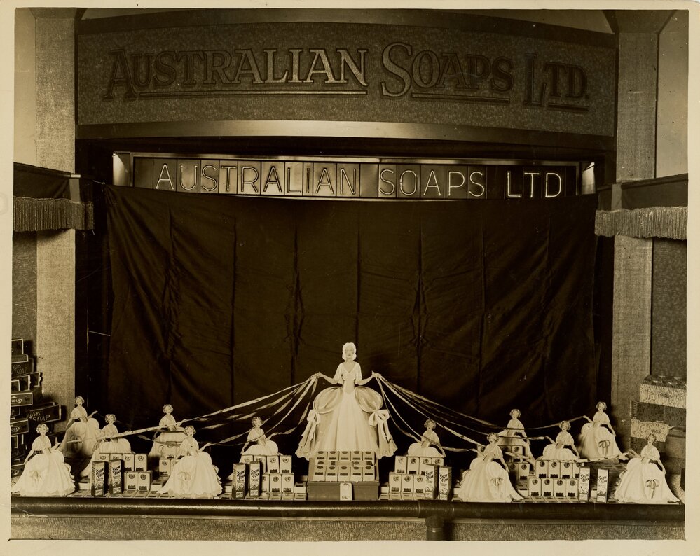 Australian Soaps Display Royal Easter Show c.1930