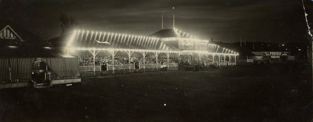 Moore Park Stadium at Night, c.1930