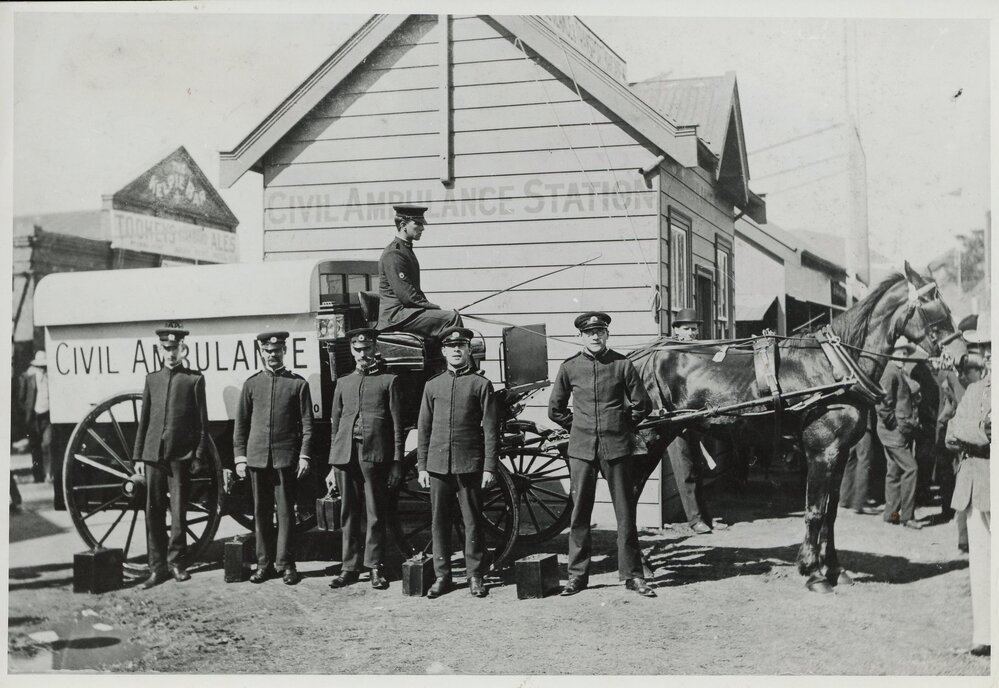 Civil Ambulance Station, c.1900