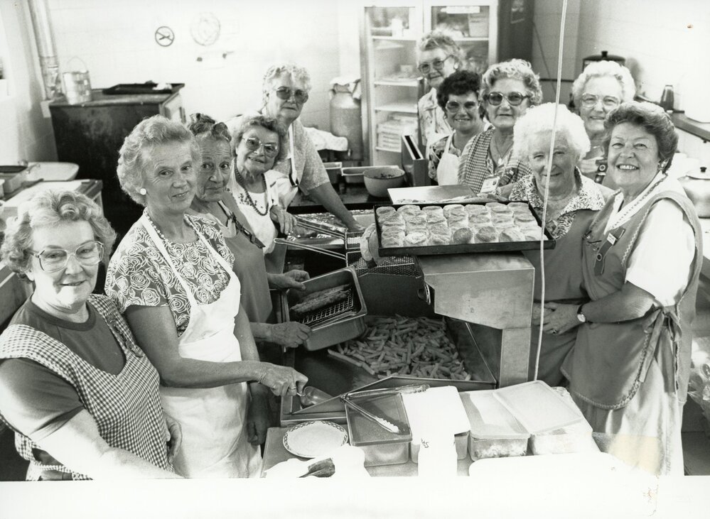 Women at Country Women's Association Stand