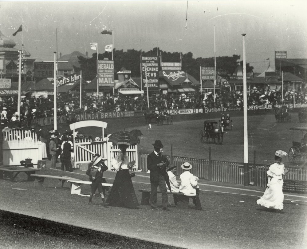 Horsedrawn Vehicles on Main Arena, 1906