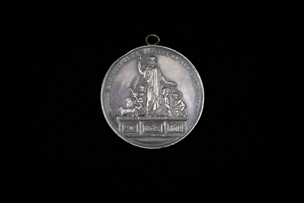 Medallion Awarded to James Angus &amp; Sons for Champion Dry Wine, 1897