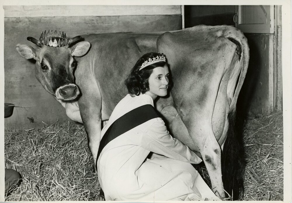 Christine Hewitt - Dairy Queen of Great Britain, c.1946