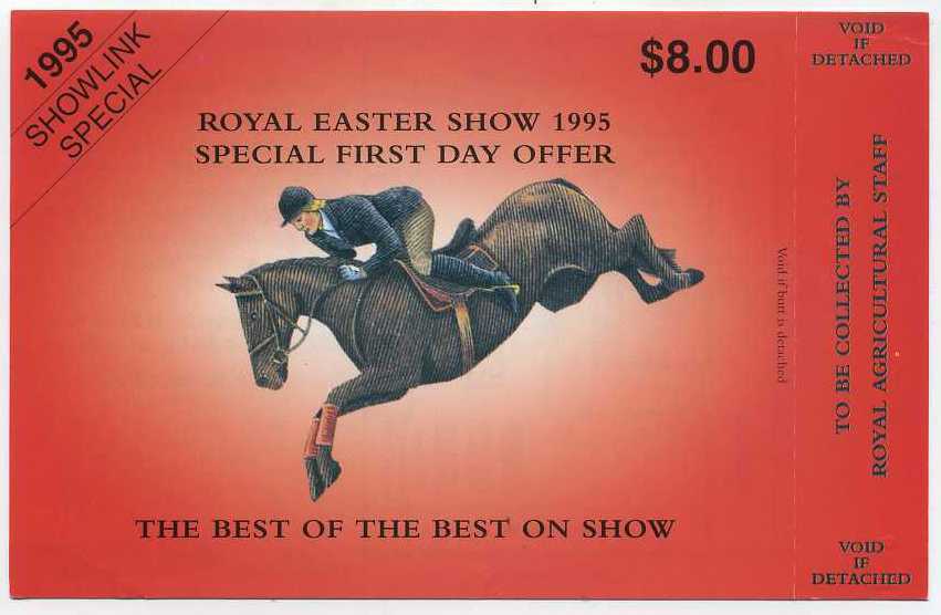 Ticket: Showlink - First Day Offer RES 1995