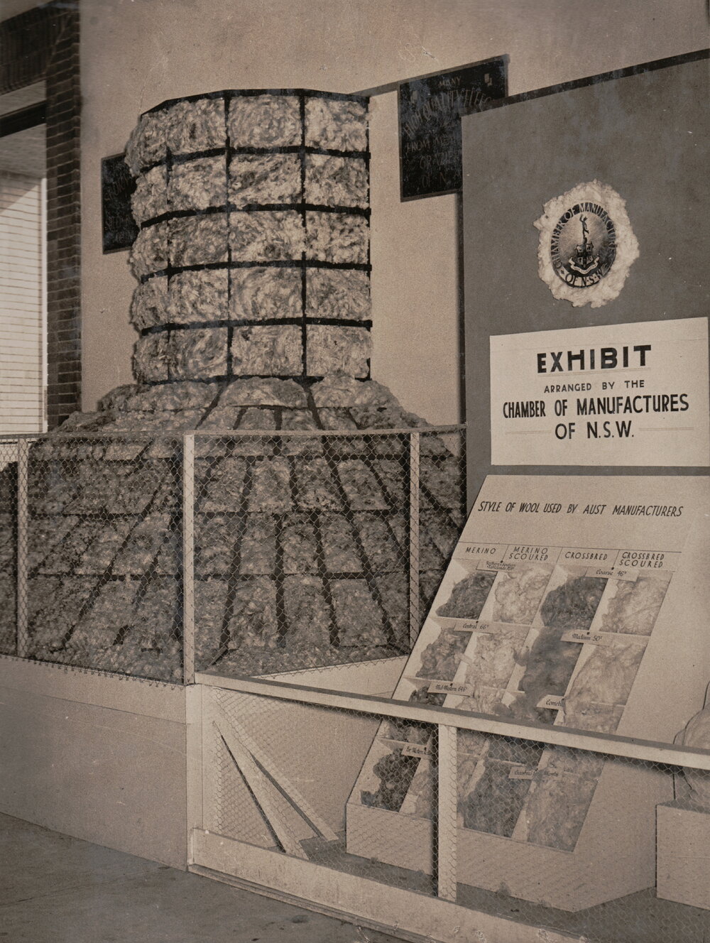 Wool Exhibit in the Commemorative Pavilion, 1939