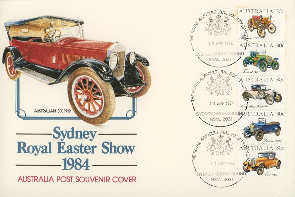 First Day Cover: Australian Six 1984