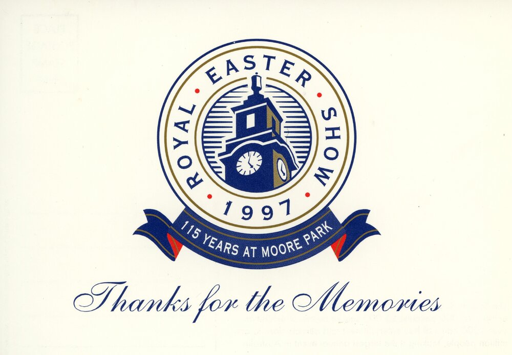 Postcard: Royal Easter Show 1997