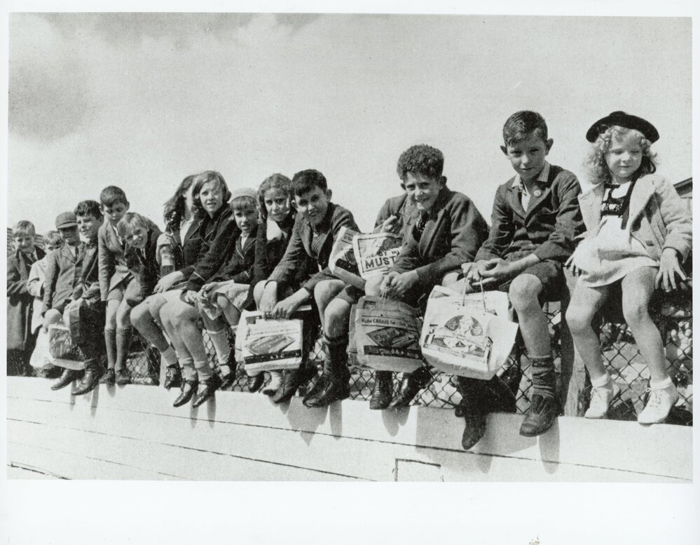Group of Children with Showbags, c.1955