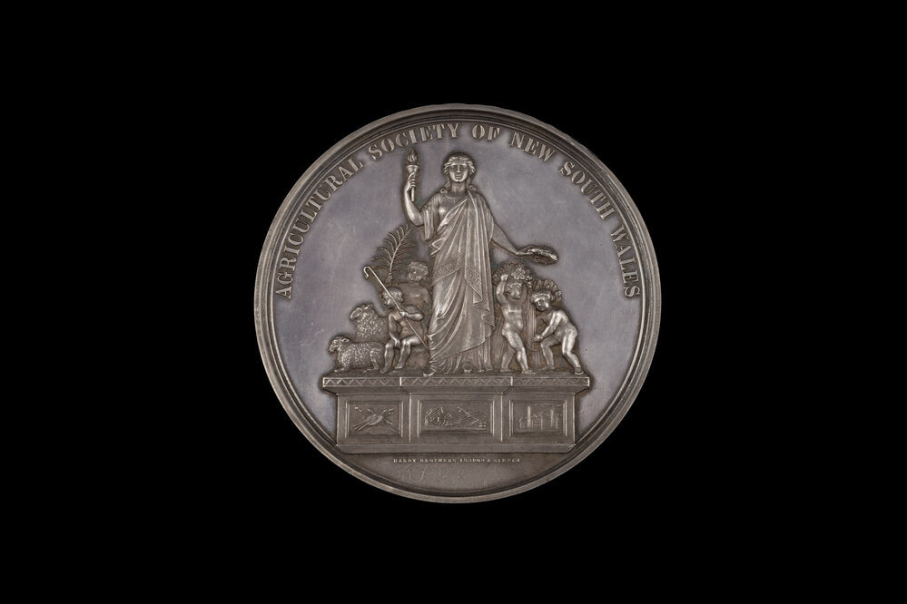 Medallion Awarded to Russell for Astronomical Instruments, 1874