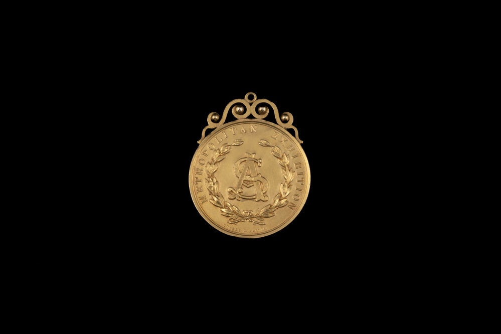 Medallion Awarded to Lady Robinson for Collection of Plants, 1875