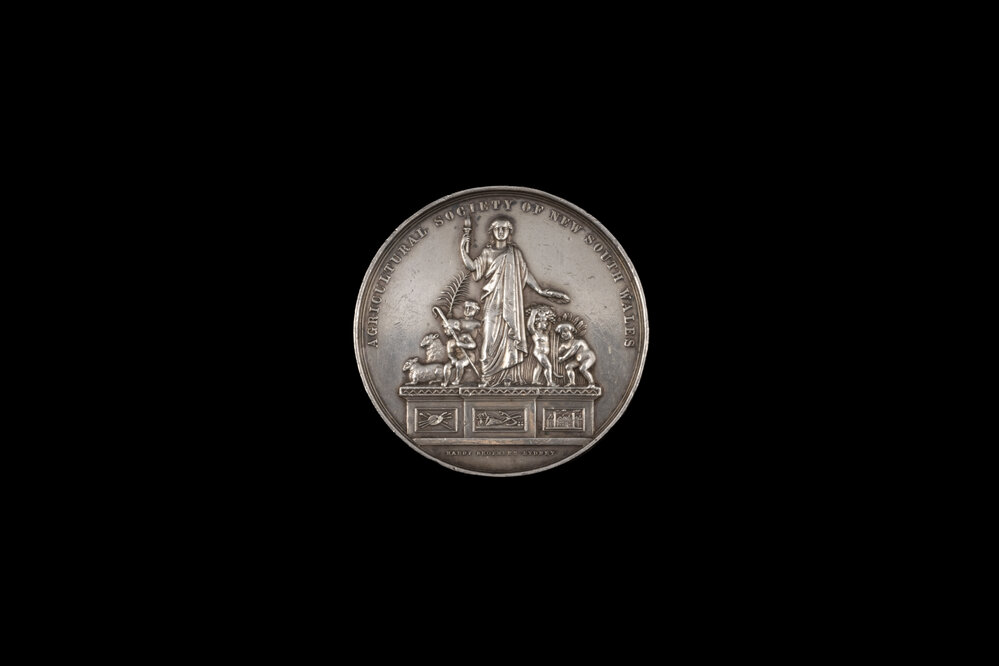Medallion Awarded to B. Hulbert for Billiard Table, 1888
