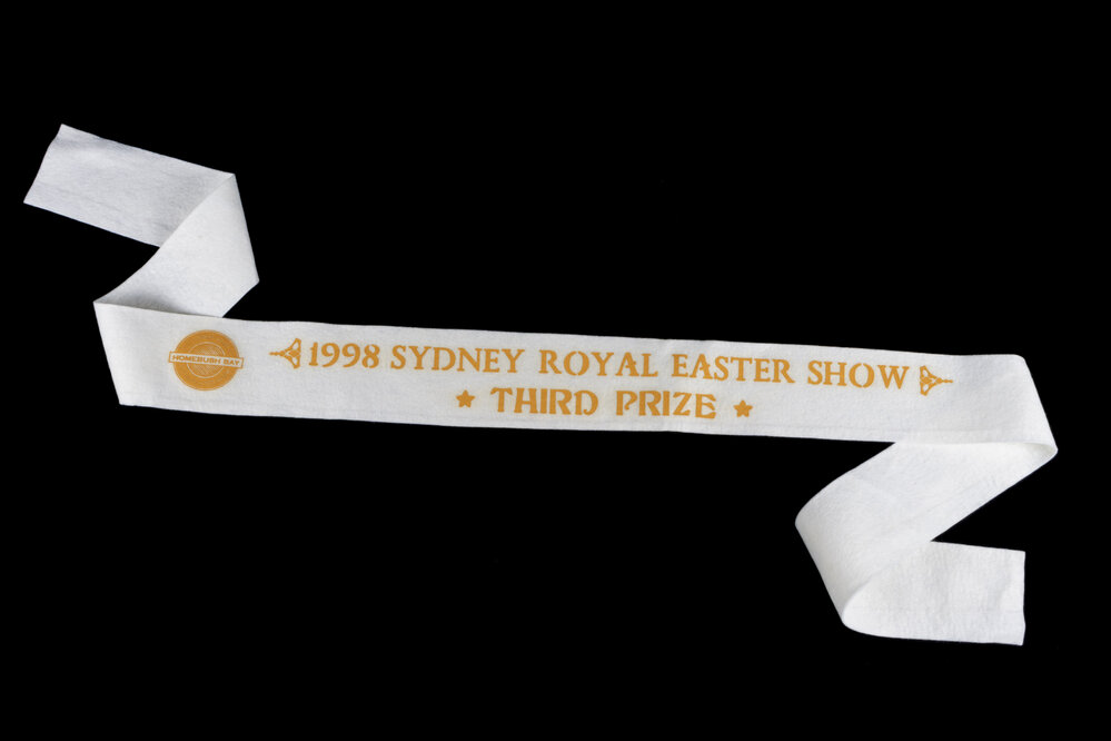 Third Prize Ribbon, 1998
