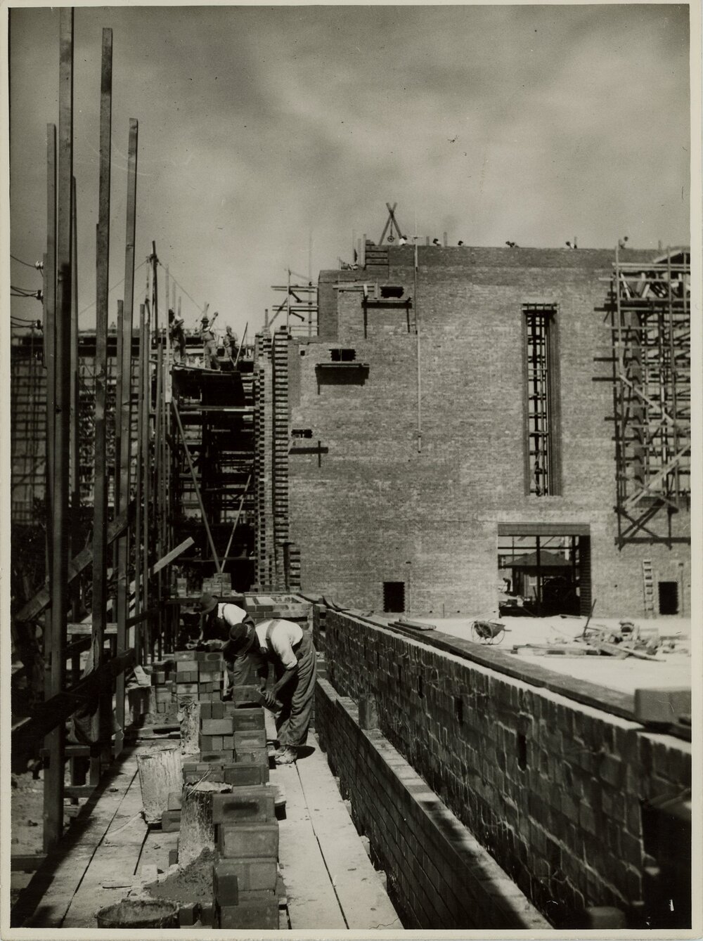 Construction of Commemorative Pavilion, c.1938
