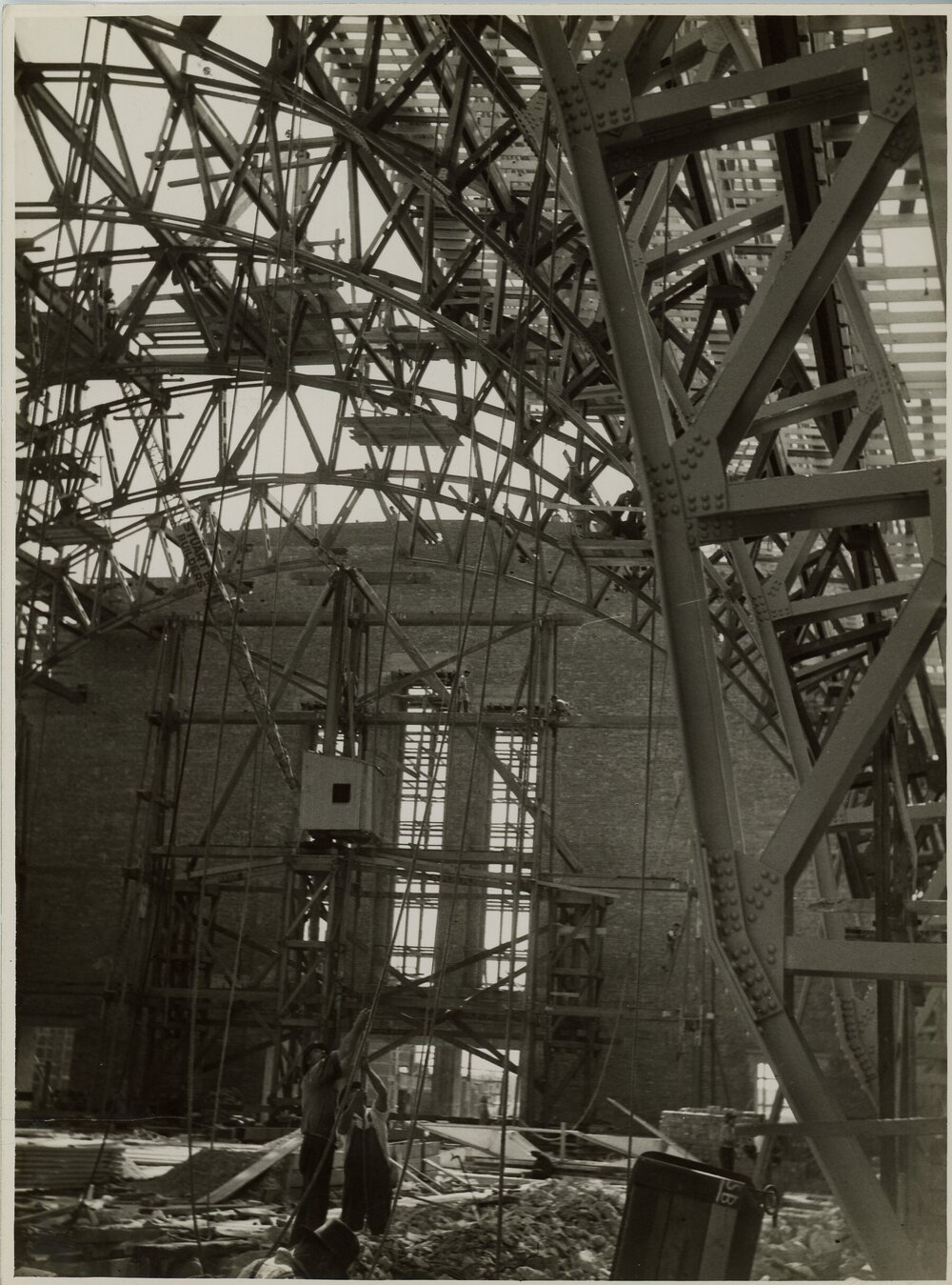Construction of Commemorative Pavilion, c.1938
