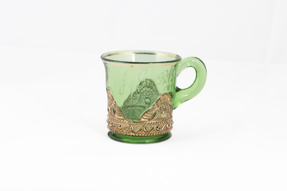 Souvenir Glass Teacup, 1918