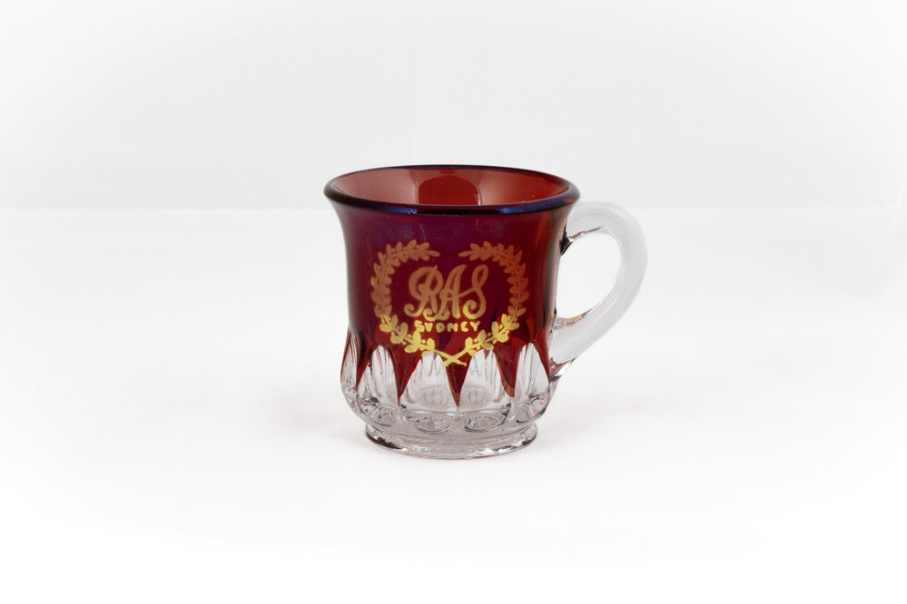 Souvenir Glass Teacup, 1915