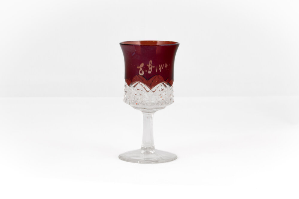 Souvenir Dessert Wine Glass, 1914