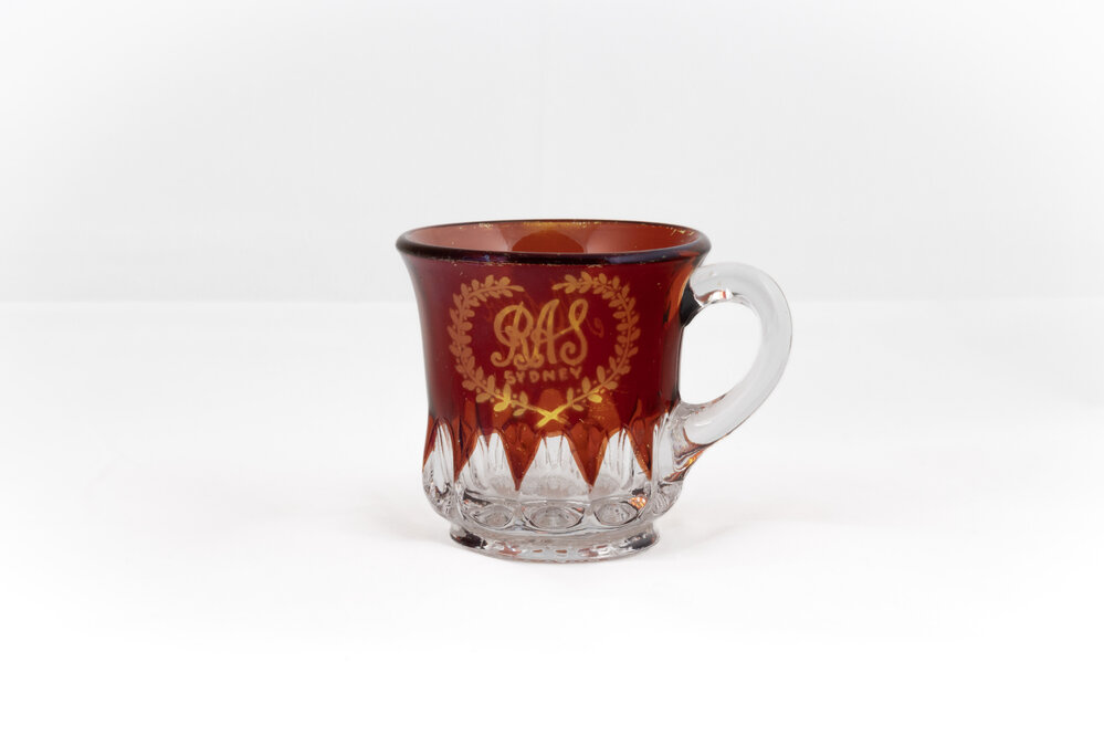 Souvenir Glass Teacup, 1916