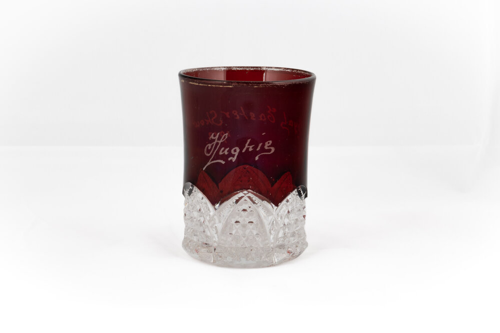 Souvenir Glass Tumbler, 1912