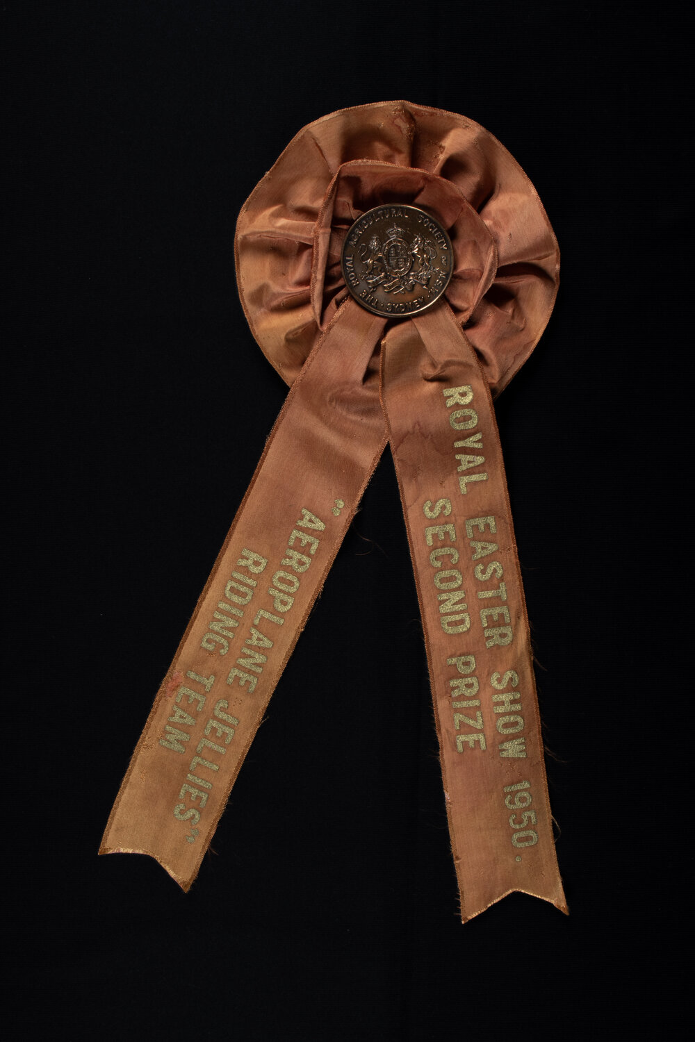 Riding Team Second Prize Rosette, 1950