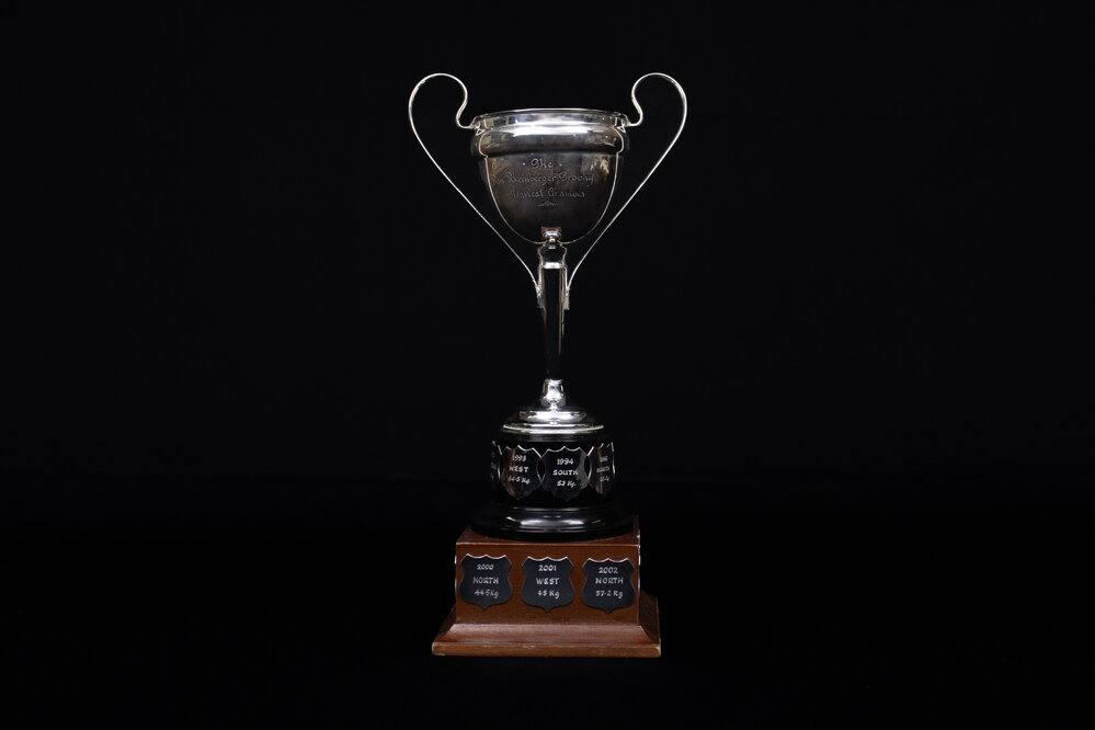 Ron Rheinberger Perpetual Trophy for the Heaviest Gramma