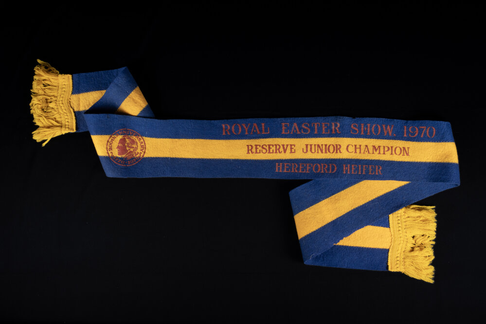 Reserve Junior Champion Ribbon, 1970