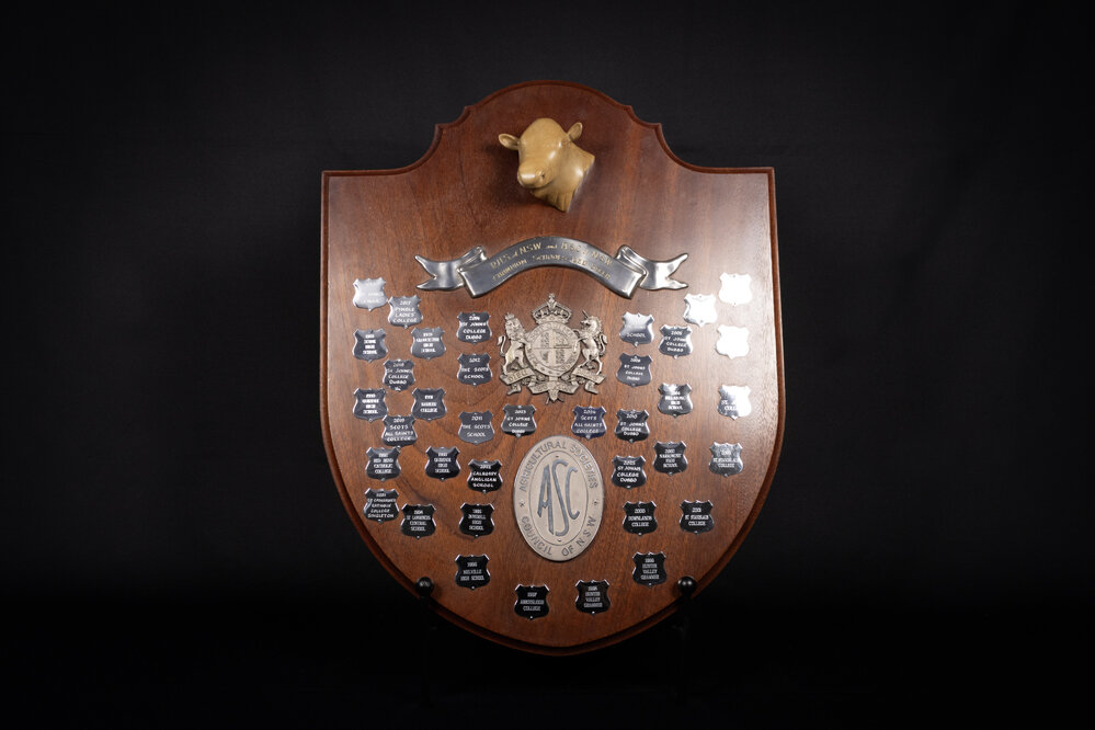 ASC/RAS Perpetual Shield for the Champion Schools Steer