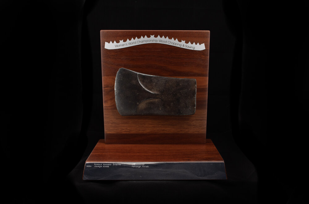 RAS Women's World Championship Woodchop &amp; Sawing Perpetual Trophy