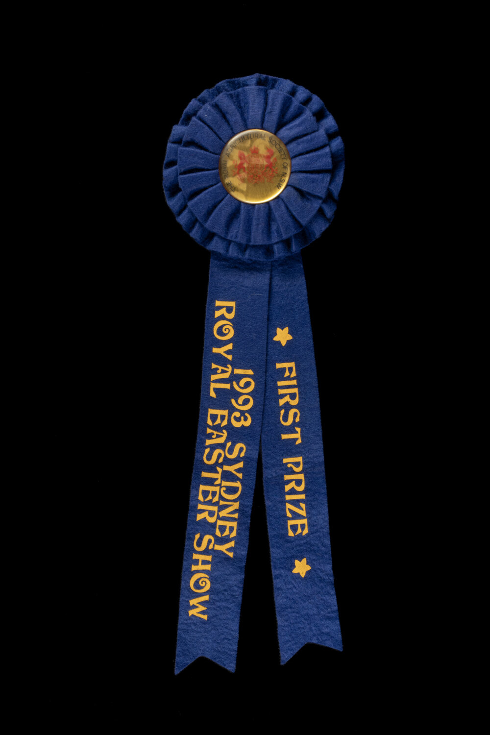 First Prize Rosette, 1993