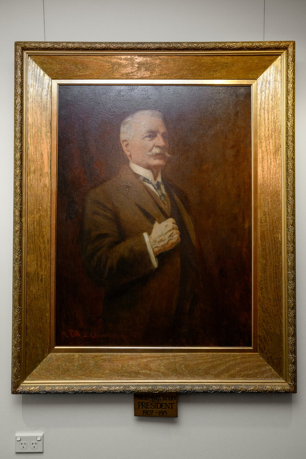 Portrait of Hon Sir Francis Suttor KT MLC