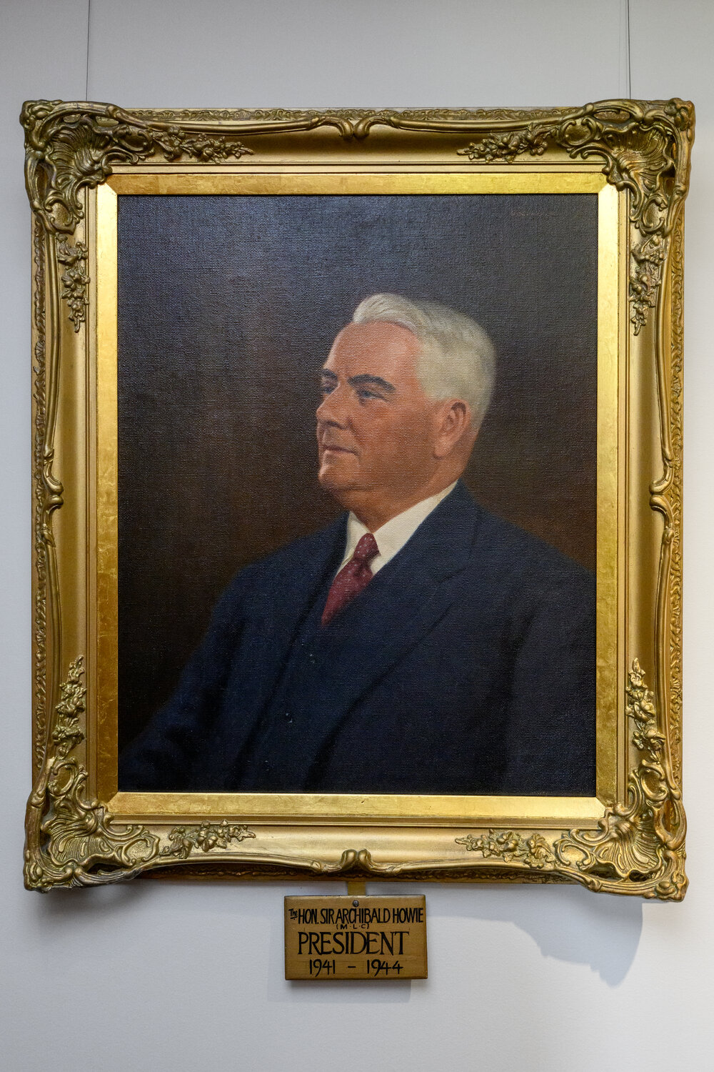 Portrait of Sir Archibald Howie MLC
