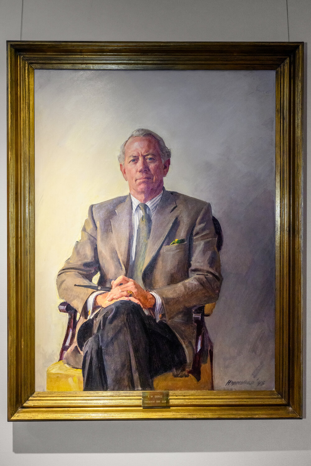 Portrait of A W Bragg