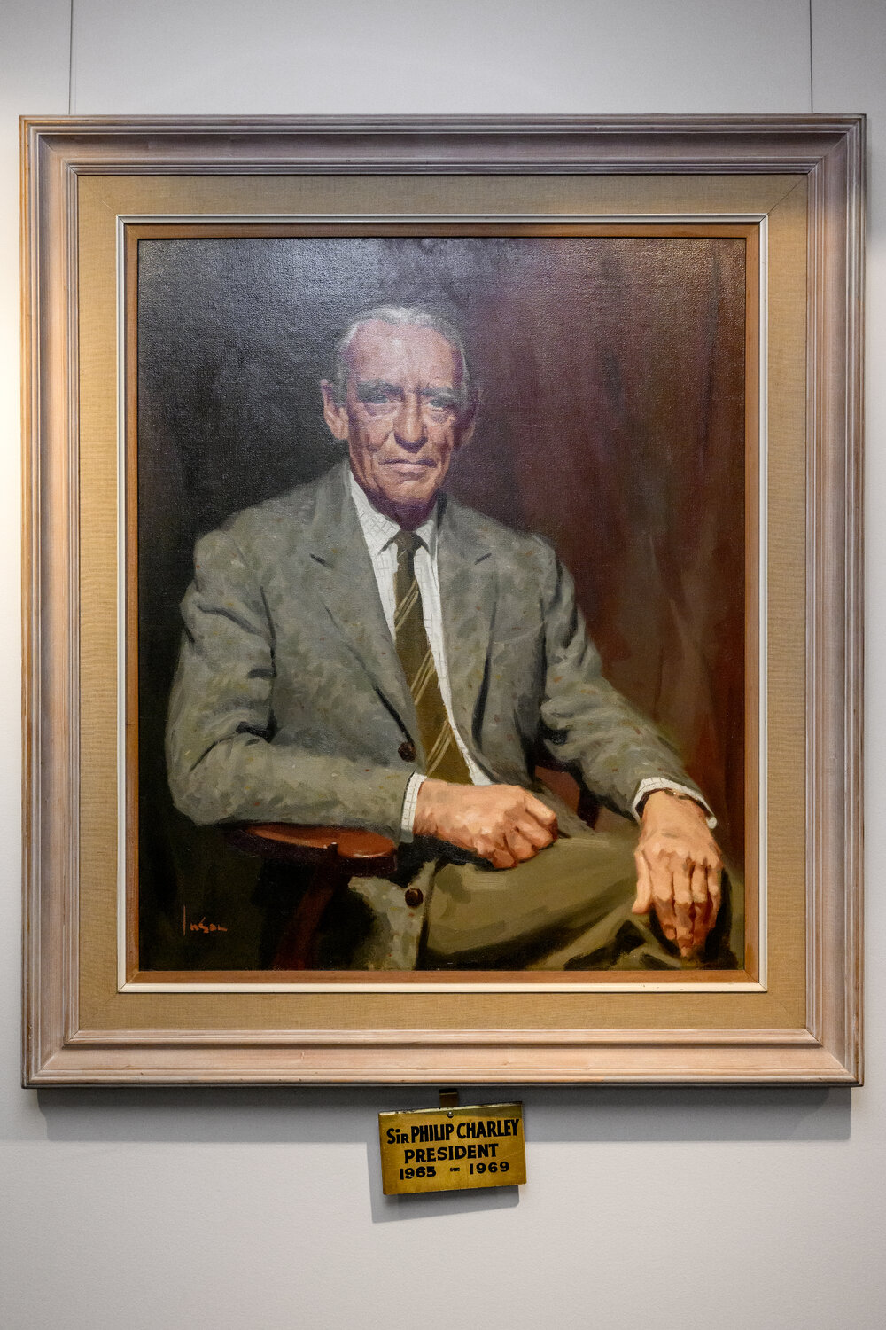 Portrait of Sir Philip Charley