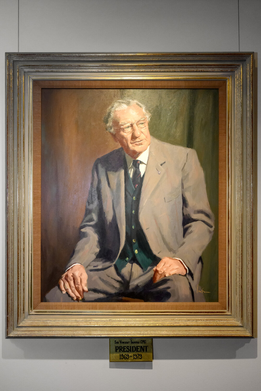 Portrait of Sir Vincent Fairfax CMG