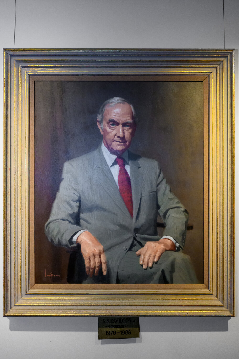 Portrait of N S Davidson