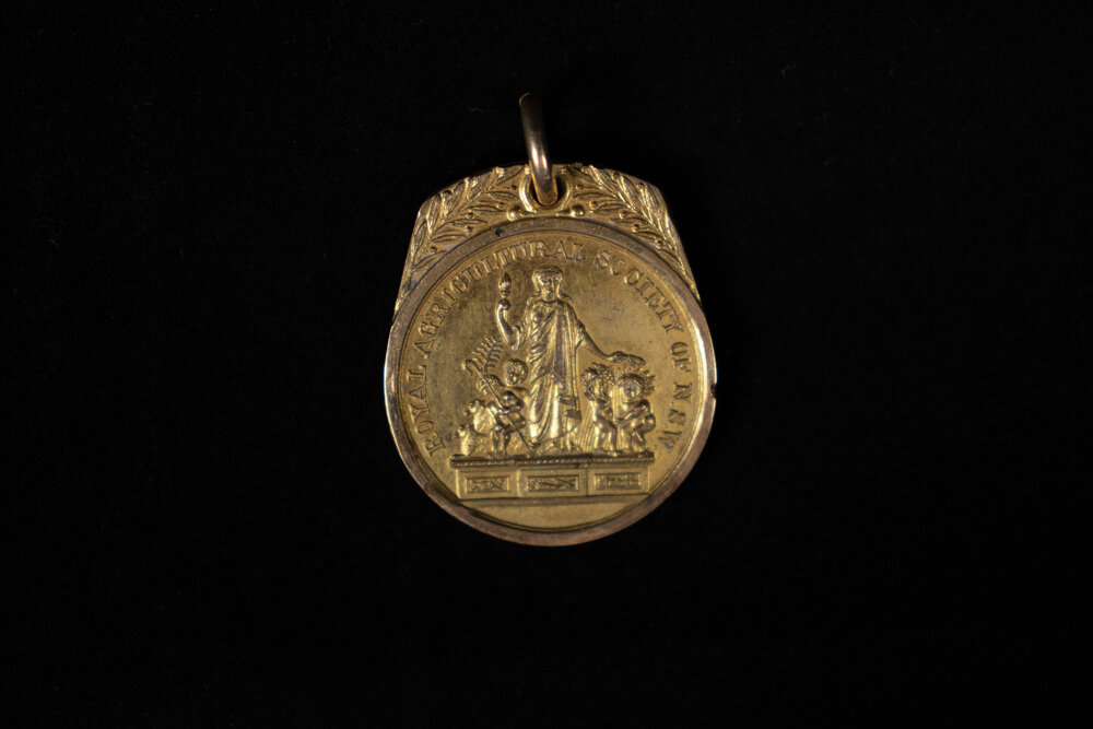 Medallion Awarded to Bennett for Lorries &amp; Wagons, 1896