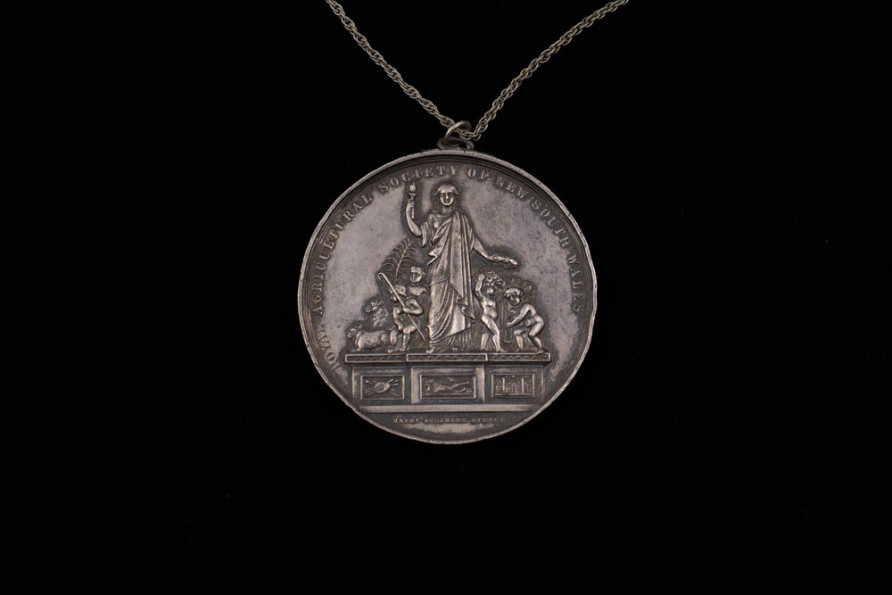 Medallion Awarded to Wiegand for Butterflies, 1892