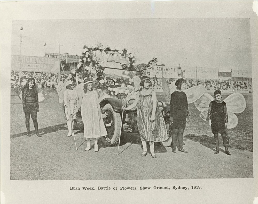 Battle of Flowers at Sydney Showground, 1919
