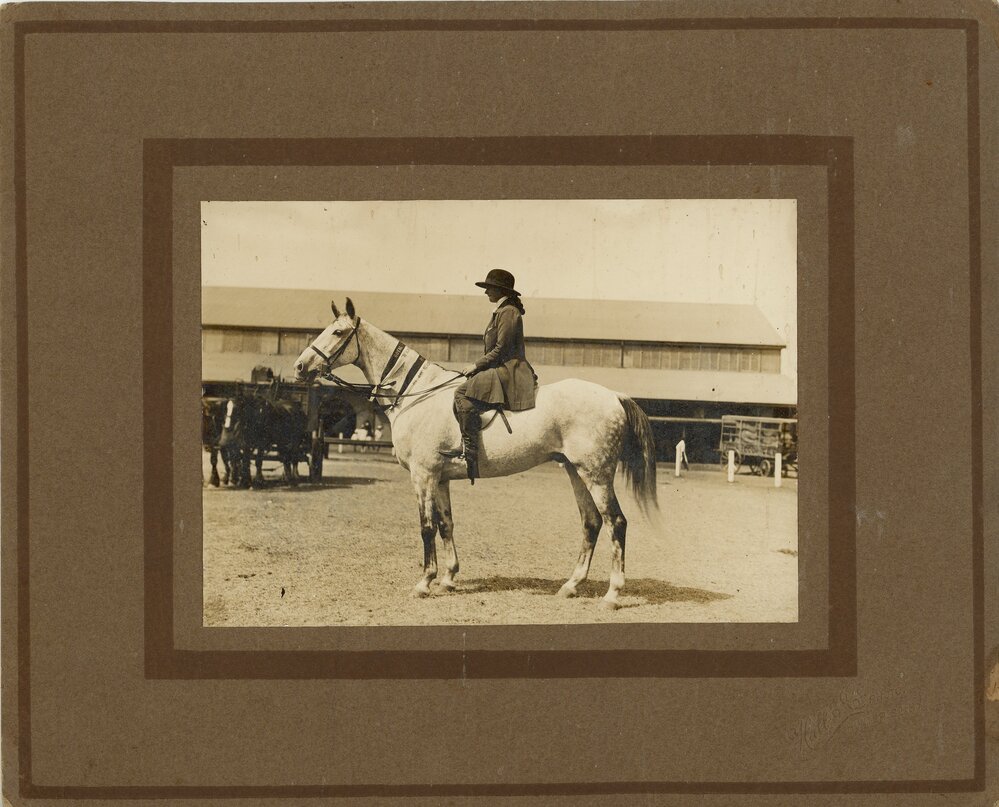 Anne Riggall on 'Grey Steele', 1921