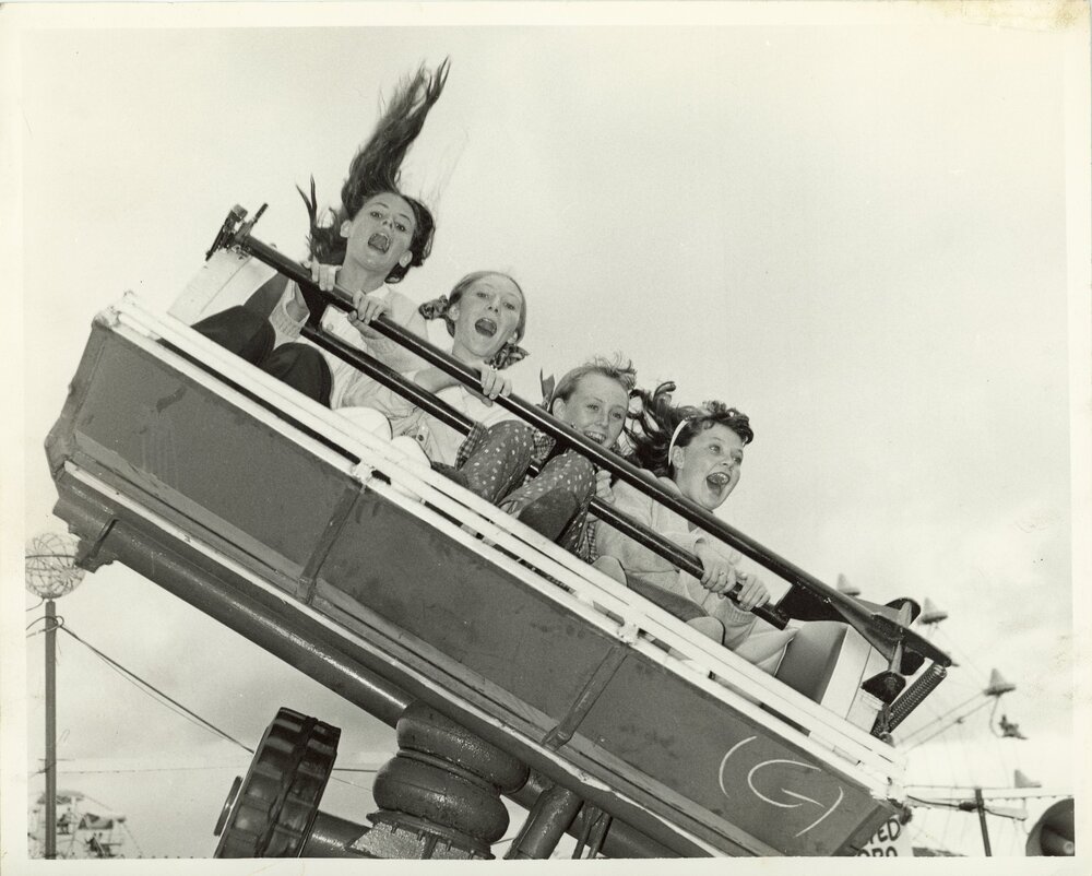 Children on Sideshow Ride, c.1965