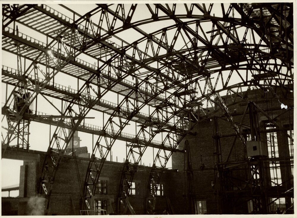 Construction of Commemorative Pavilion, 1937