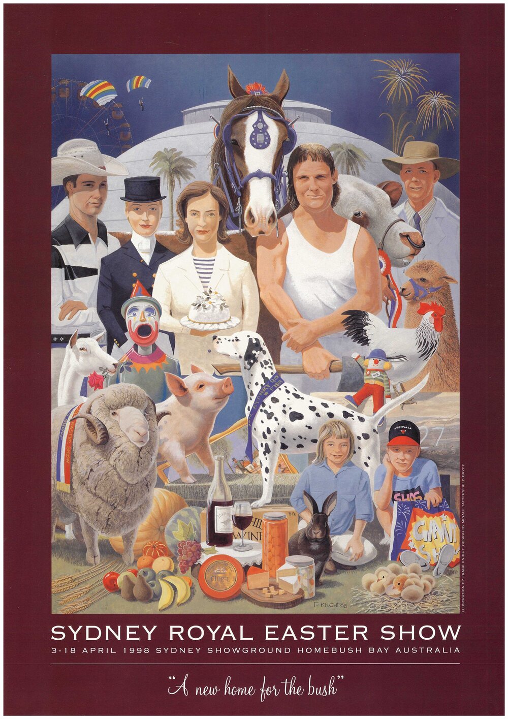 'A New Home for the Bush' Show Poster, 1998