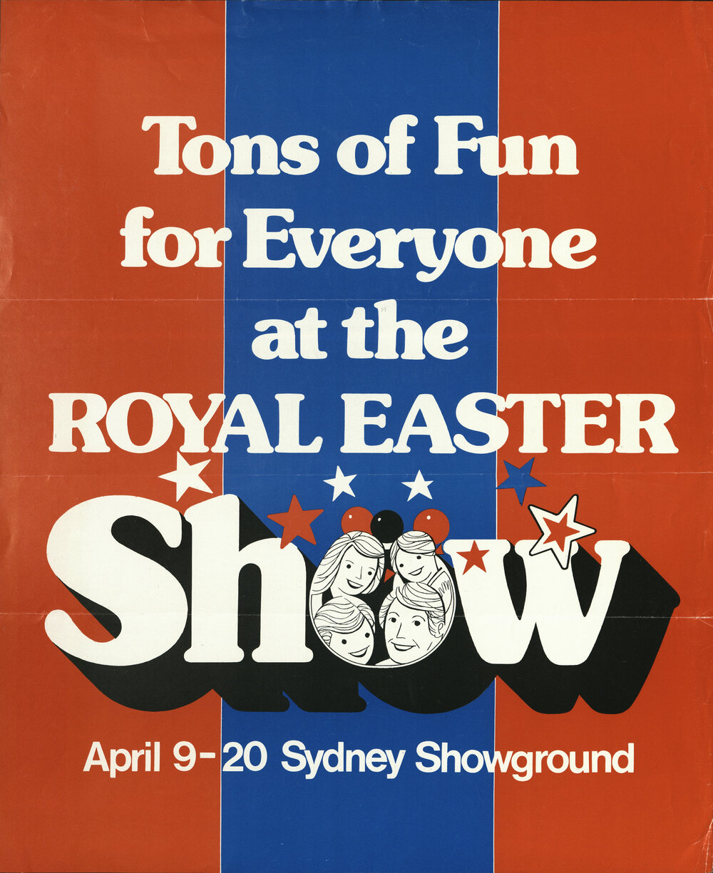 'Tons of Fun for Everyone' Show Poster, 1976