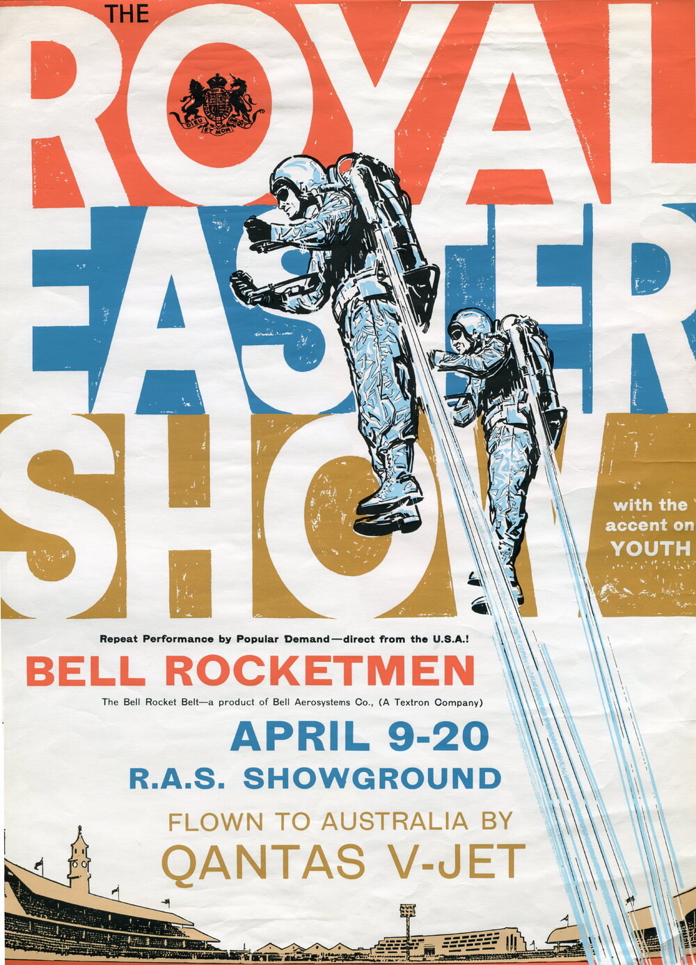 'Bell Rocketmen' Show Poster, 1965