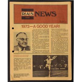 RAS News, December 1973