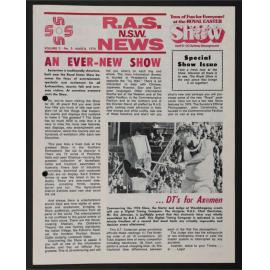 RAS News, March 1976