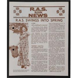 RAS News, September 1976