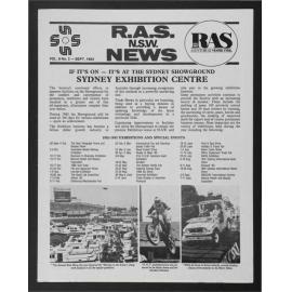 RAS News, September 1982