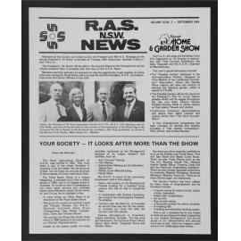 RAS News, September 1984