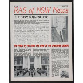 RAS News, March 1985